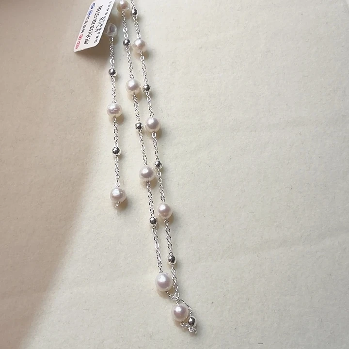 颈饰淡水珍珠合金