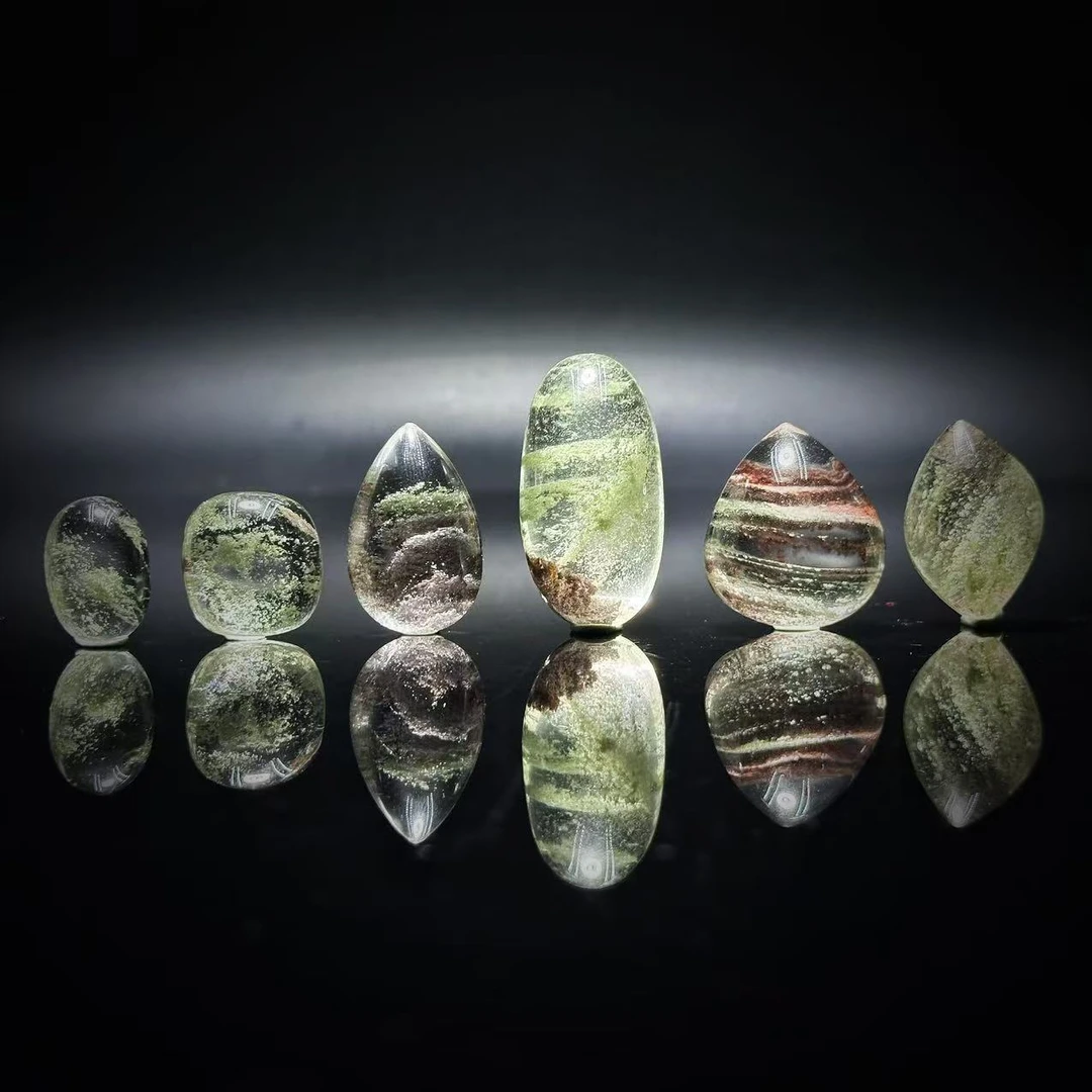 【缪老师严选】SJ1323 玻璃体一景一世界幽灵随型吊坠 多样性发其一