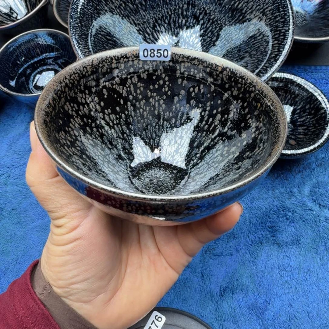 茶盏12.5点茶器黑底油滴