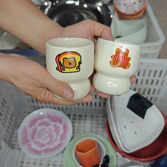 瓷片陶瓷杯碗盘微瑕介意慎拍