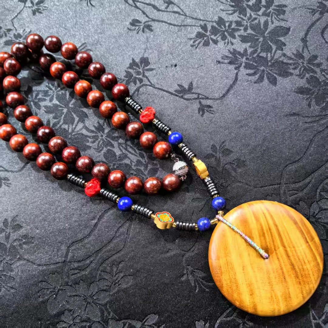 非金属木质项链  赵掌柜——原创x-47