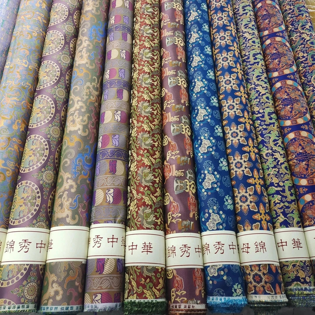 绸都丝绸博物馆张和才古蜀锦 面料特殊商品裁剪不支持退换