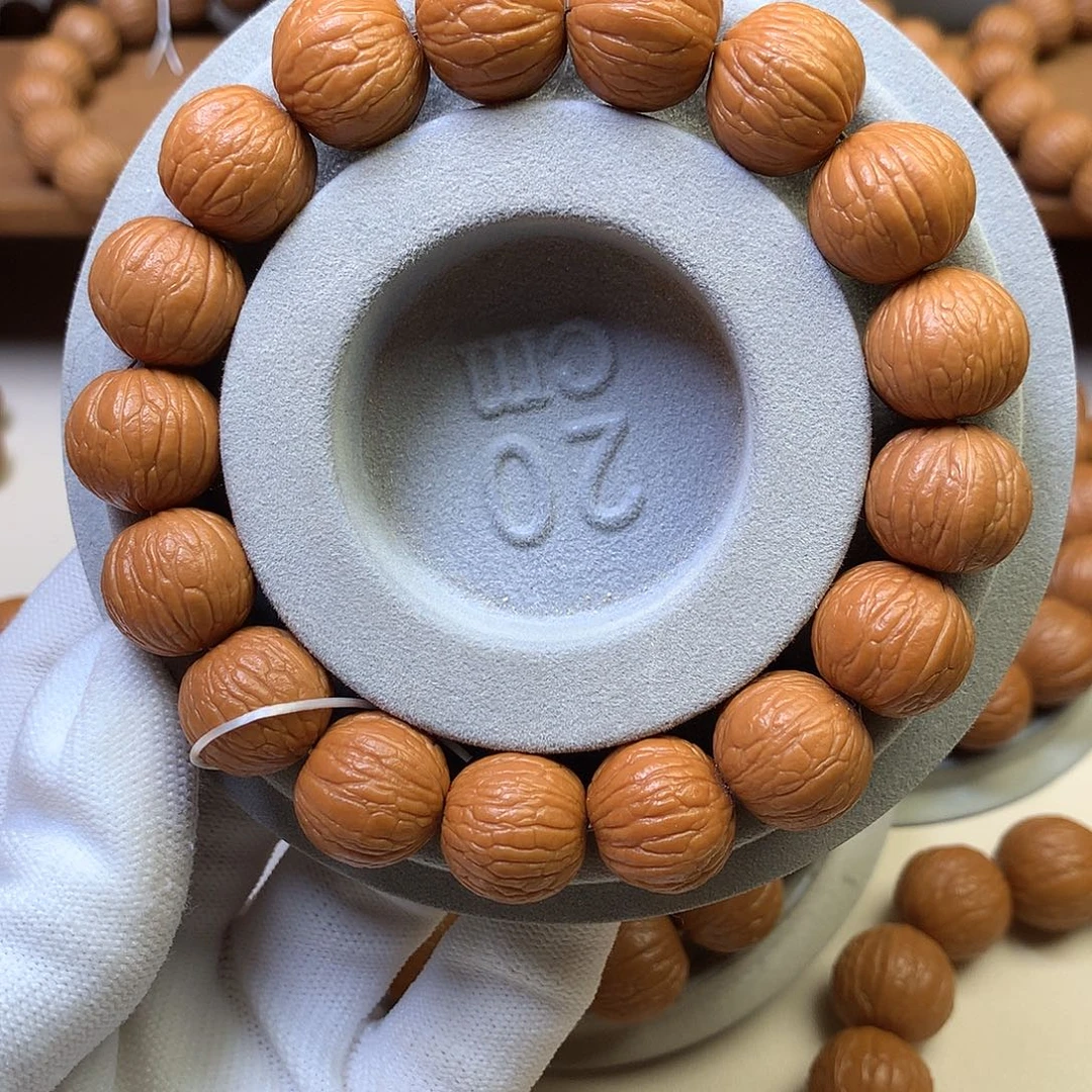 愚***呦吊坠猴头核桃15聚宝盆全品手串同尺