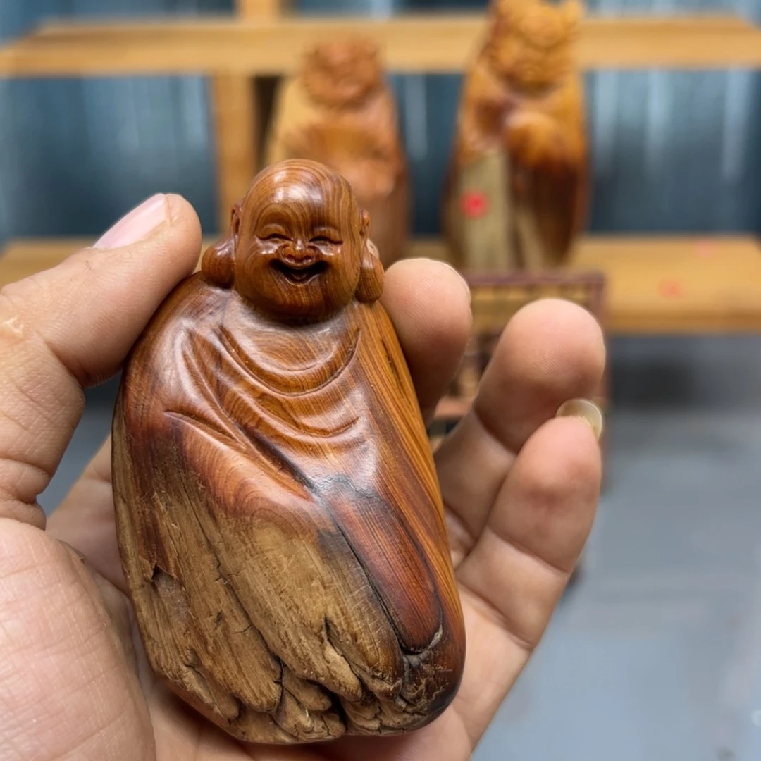 老***惯木崖柏木摆件手把件