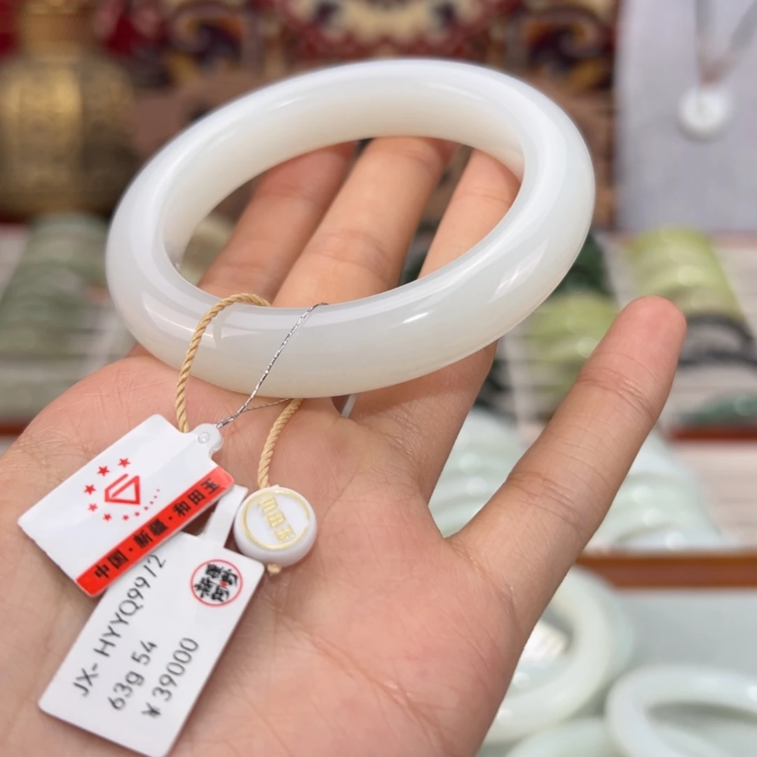 和田玉未镶嵌手镯新疆和田玉手镯 老坑老熟料