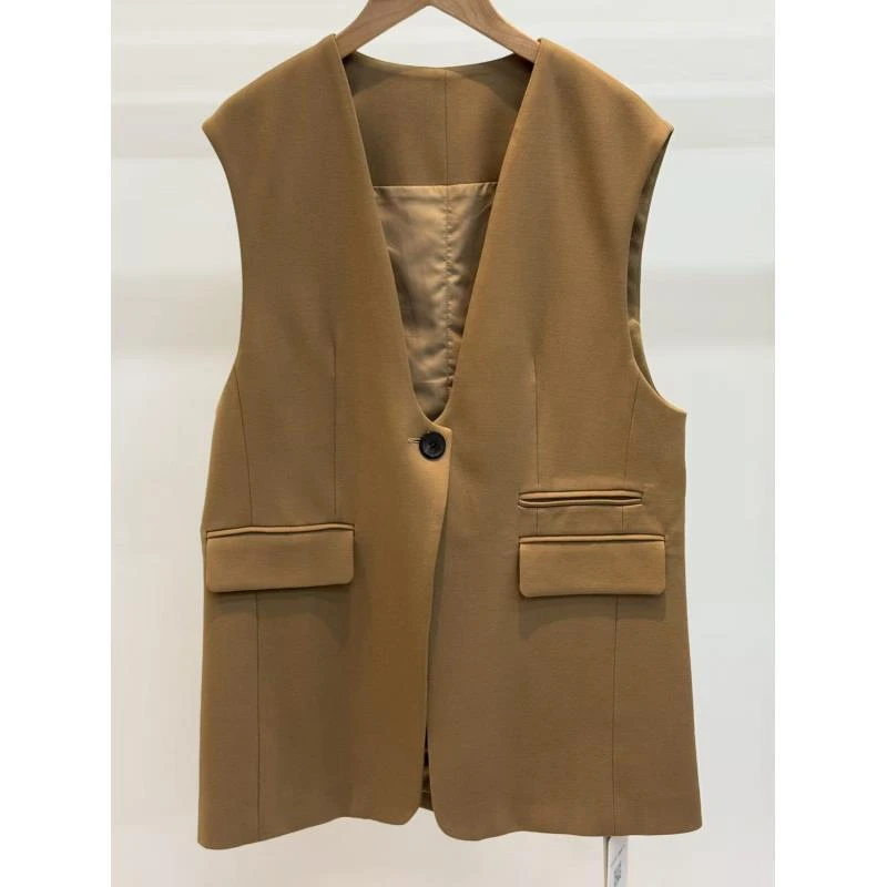 秋冬气质职业风马甲气质款上衣百搭（Q26702-778-306）