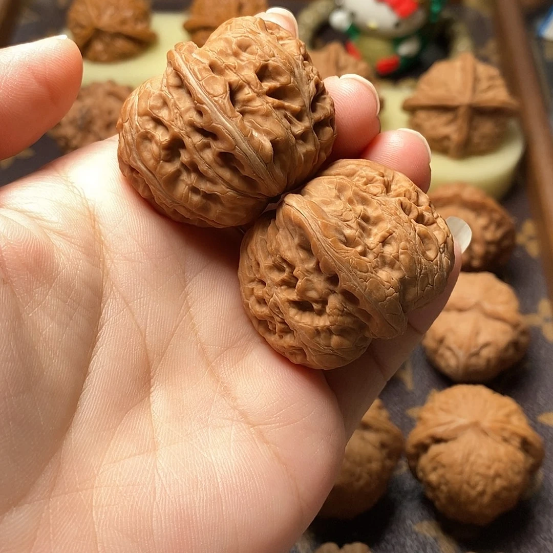 文玩核桃吊坠全品平谷元宝38尺