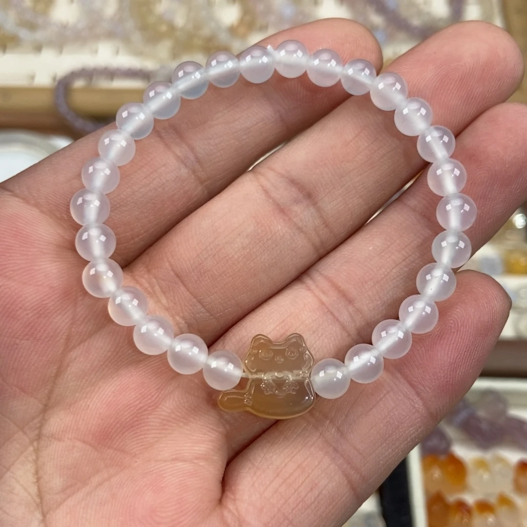 玛瑙/玉髓未镶嵌手链Z19