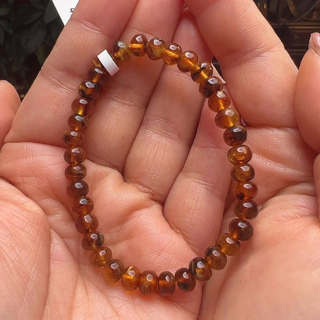 琥珀未镶嵌裸石抚顺琥珀10598六