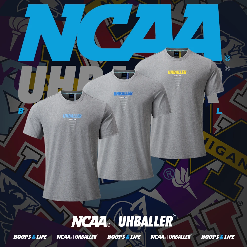 美国NCAA正品UH美式速干篮球训练短袖北卡T恤杜克投篮服运动tee
