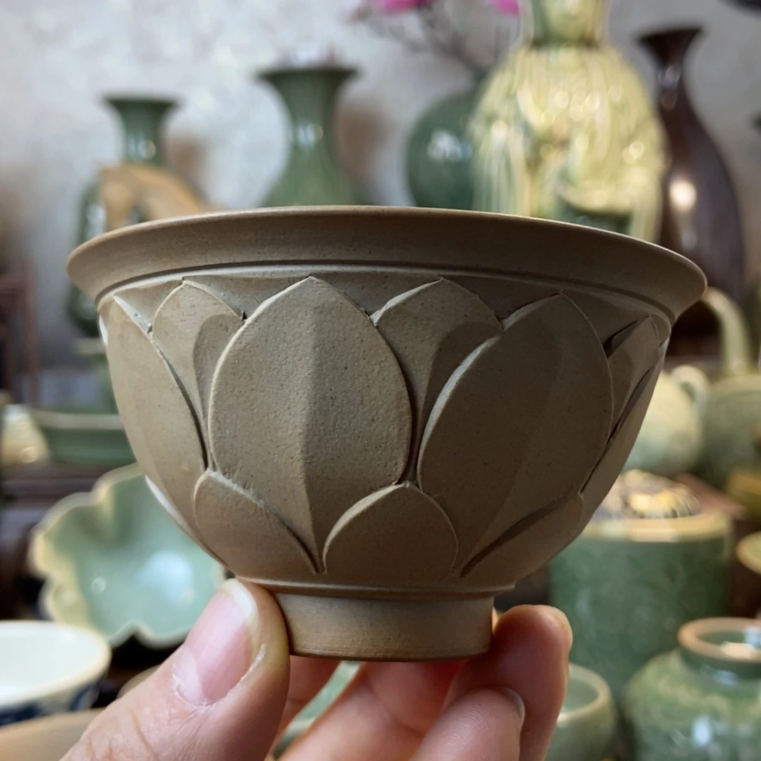 耀州窑福利款全手工主人杯