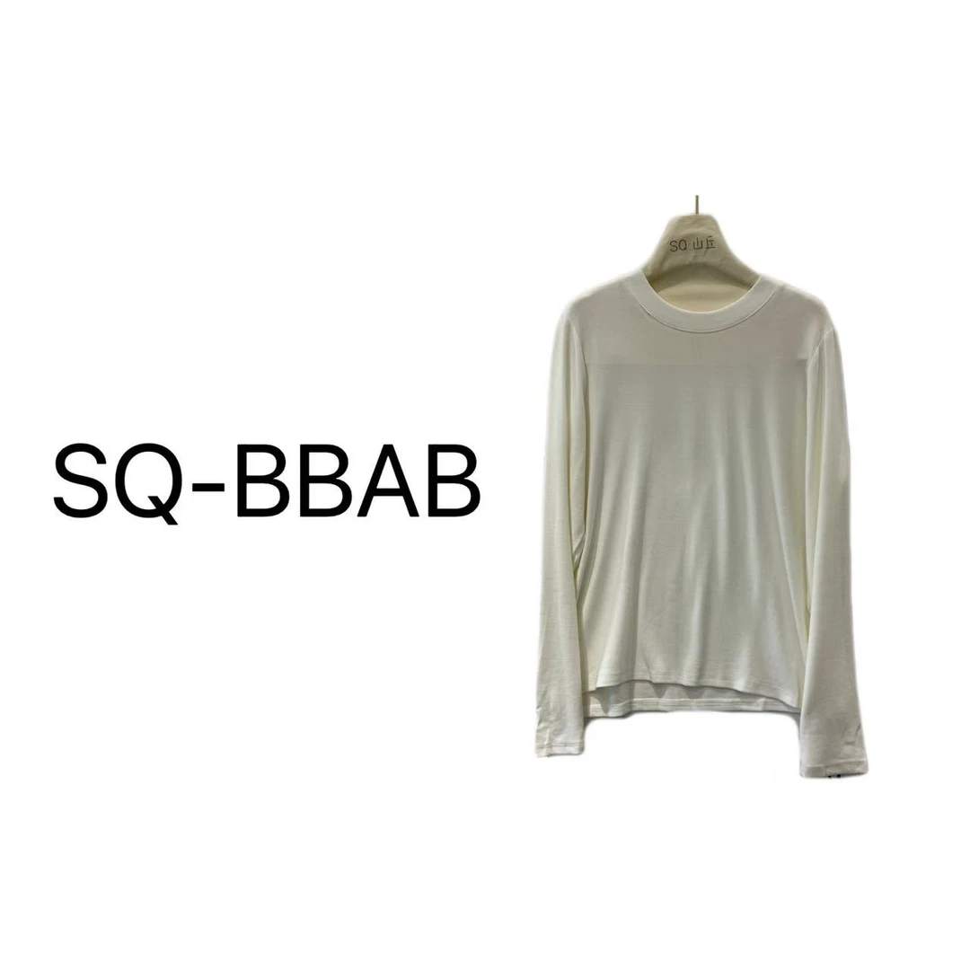 5306大码纯色宽松高弹净版打底衫