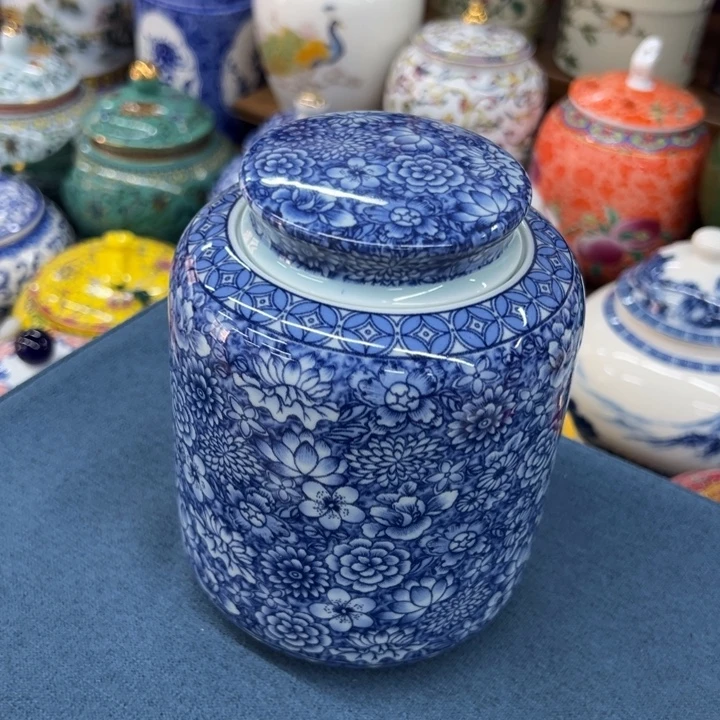 高端陶瓷茶叶密封罐