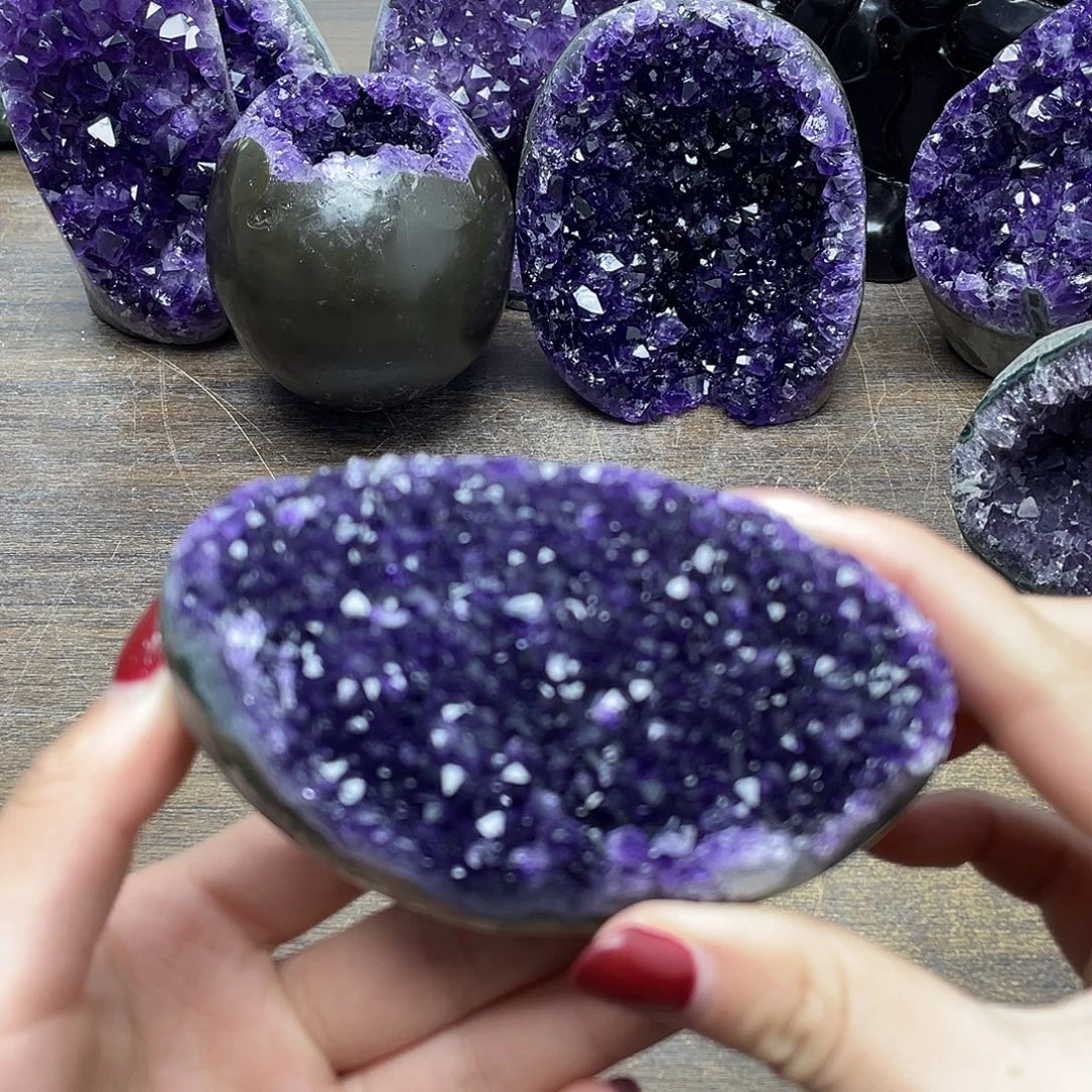 用***6大型摆件（非配饰）紫晶未镶嵌