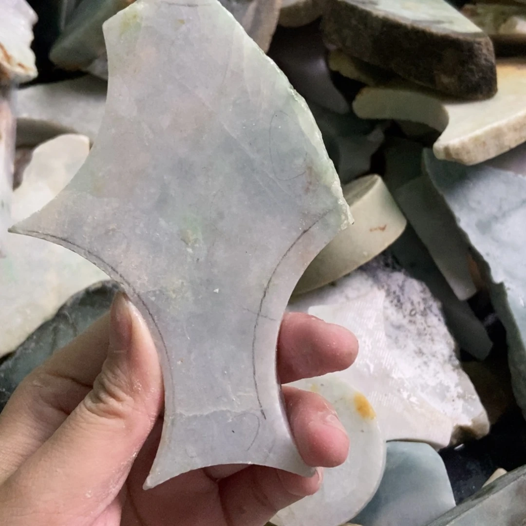 翡翠未镶嵌吊坠(不含链)天然翡翠