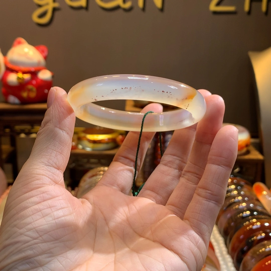 玛瑙/玉髓未镶嵌手镯9号