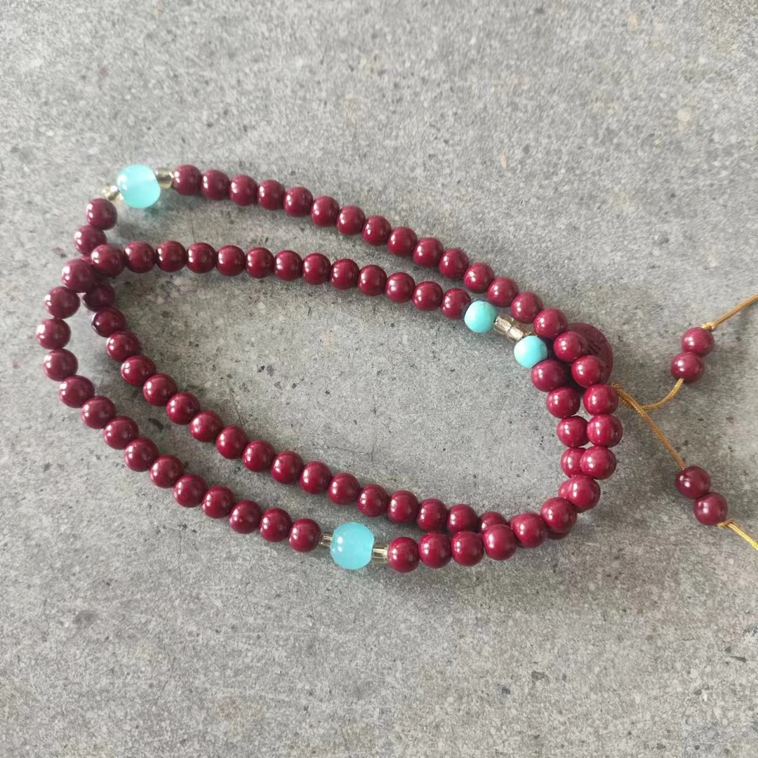 yhy109 精品手串   朱(无礼盒)