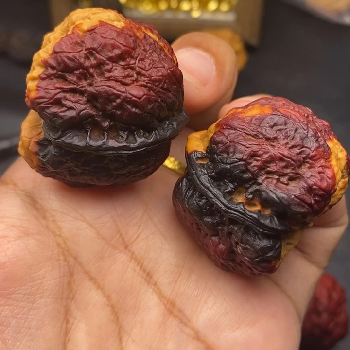 把件文玩核桃38尺蝴蝶蟾