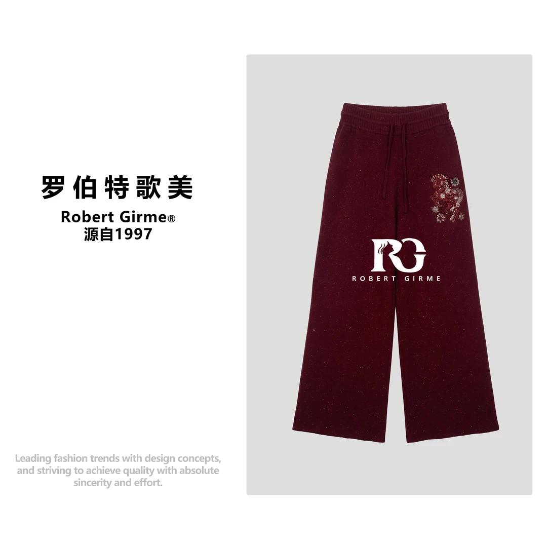 【啊浩私服】冬季新款时尚烫钻休闲裤子#1159