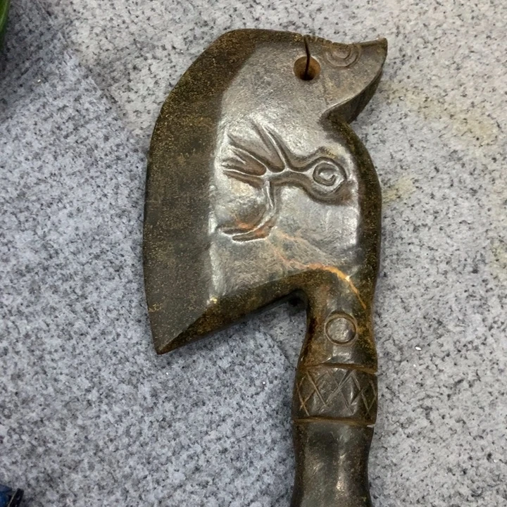 白玉菩提吊坠摆件