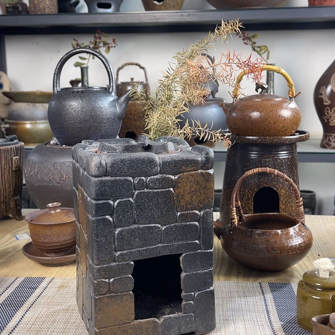 紫砂粗陶实用砂锅