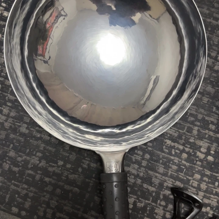 @***根熟铁手工锻打铁锅32