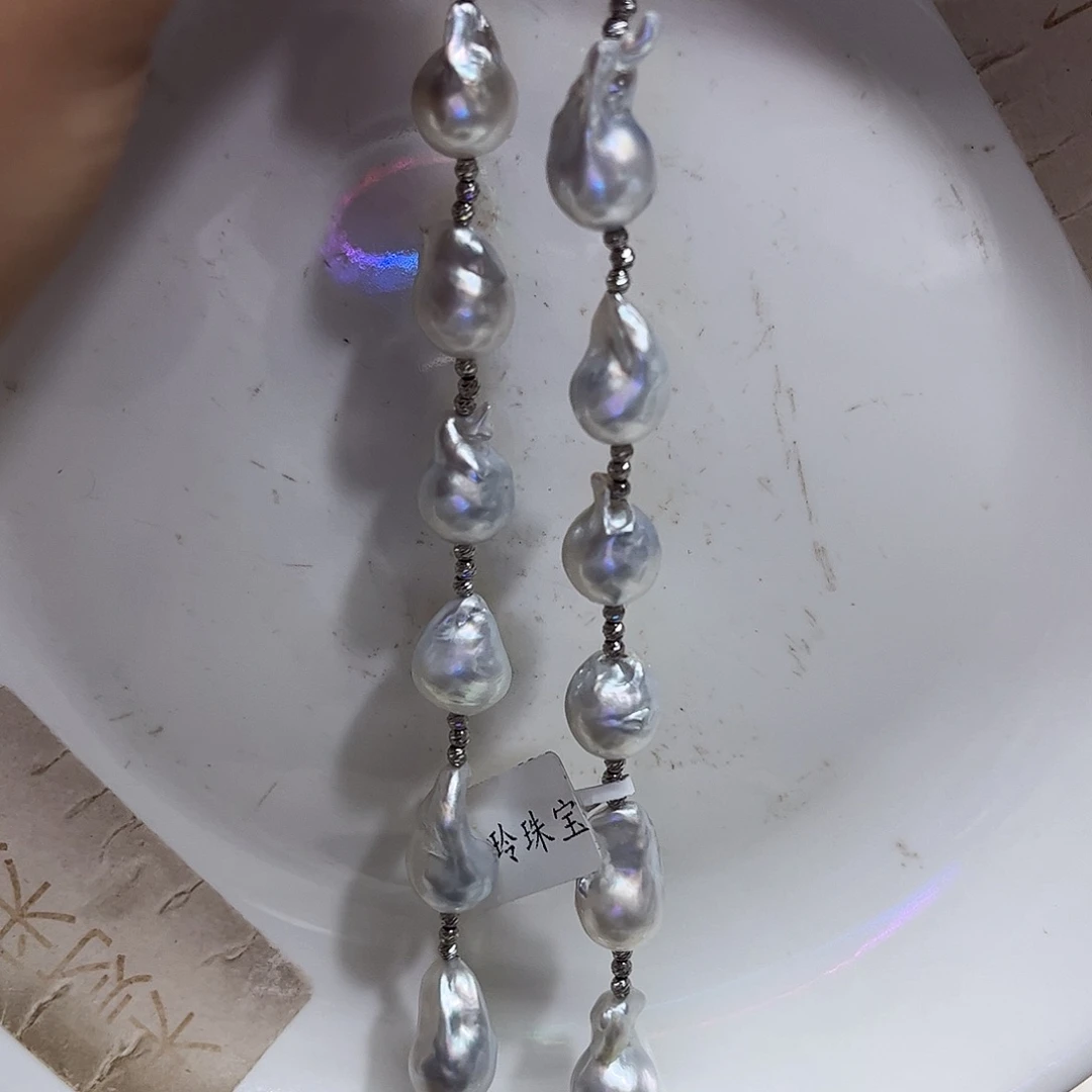 颈饰海水珍珠银S925镶嵌