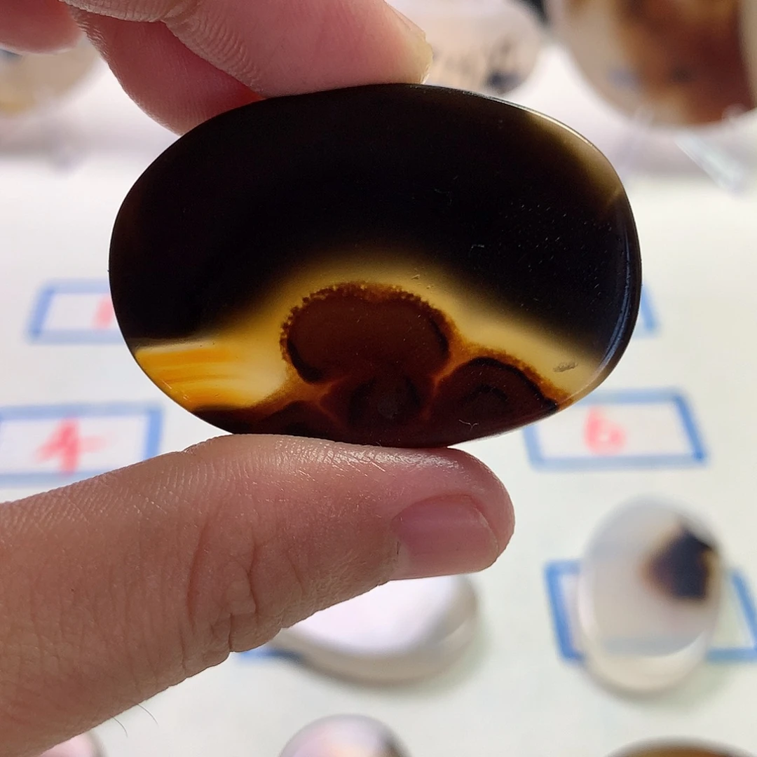 未镶嵌玛瑙/玉髓珠宝半成品