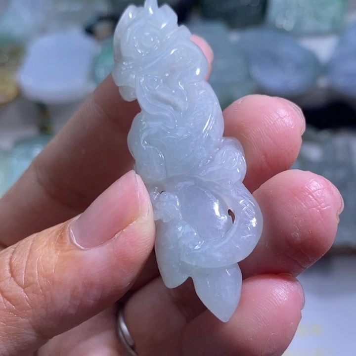【闪购商品】颈饰未镶嵌翡翠龙牌