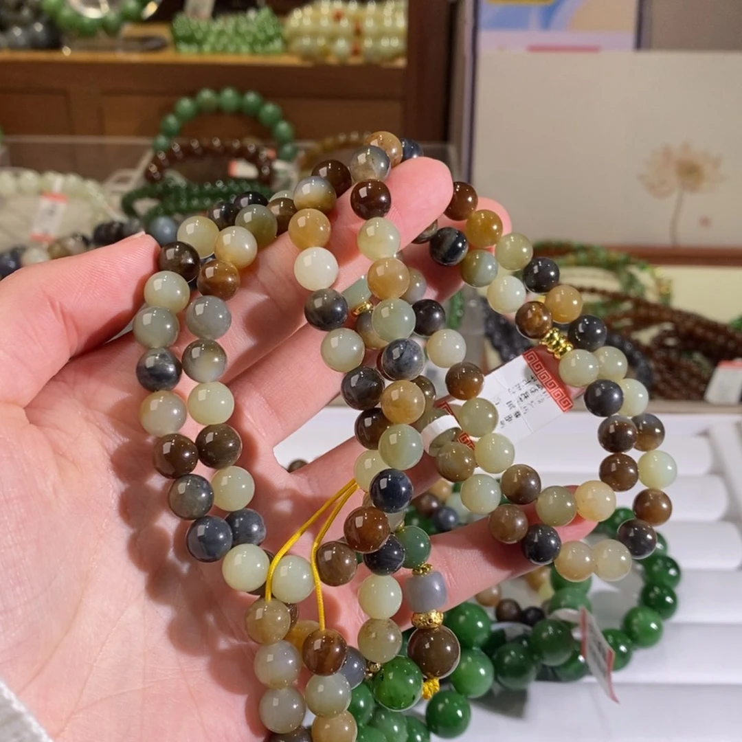 和田玉手链未镶嵌