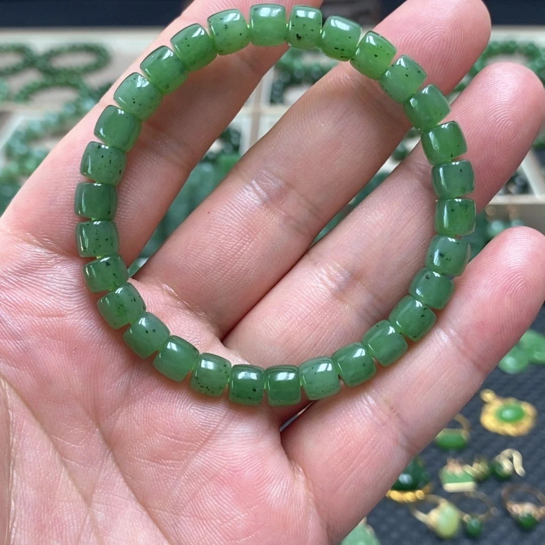 手串未镶嵌和田玉（碧玉）