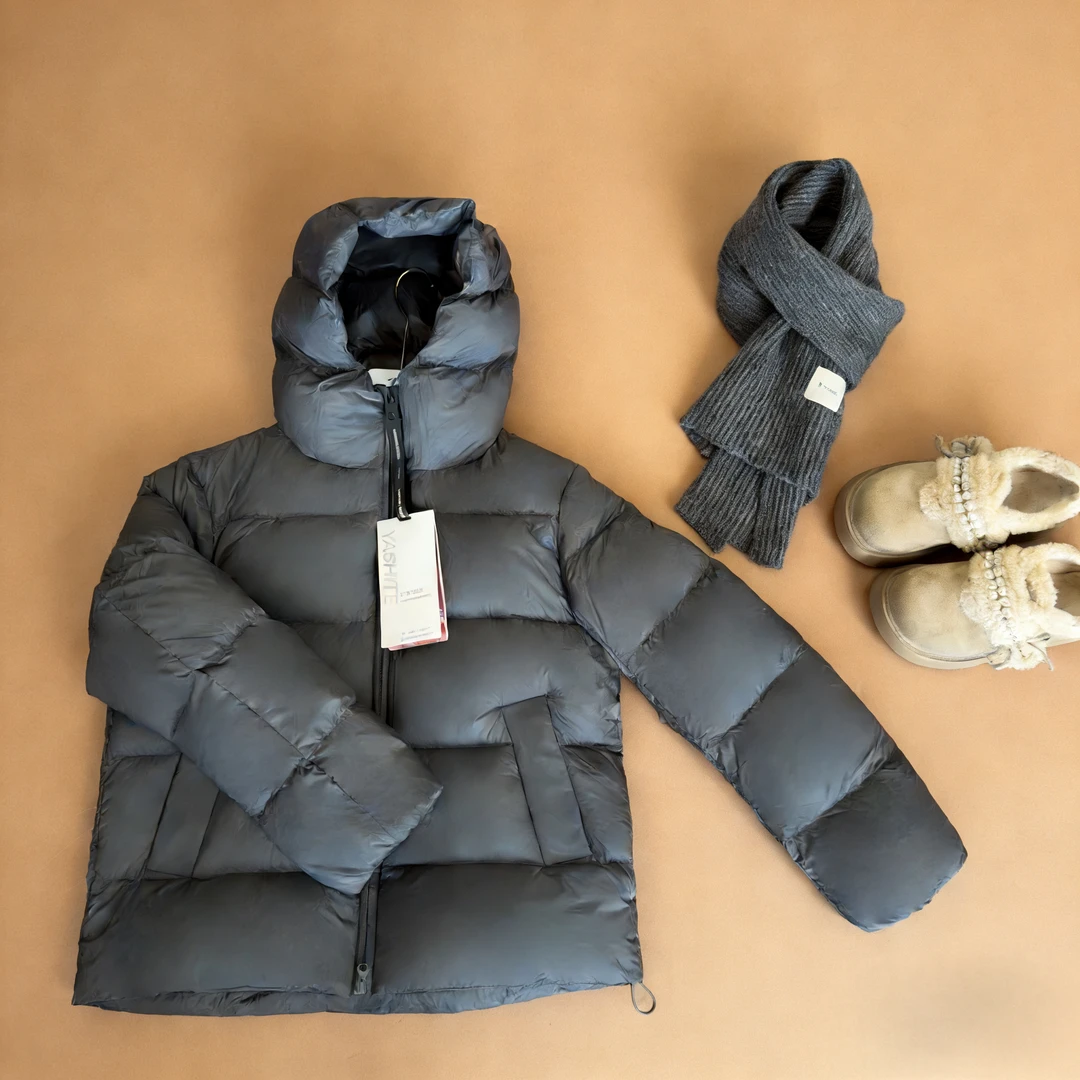 【特价】90%白鹅绒冬季新款收腰云朵轻盈版羽绒服25015