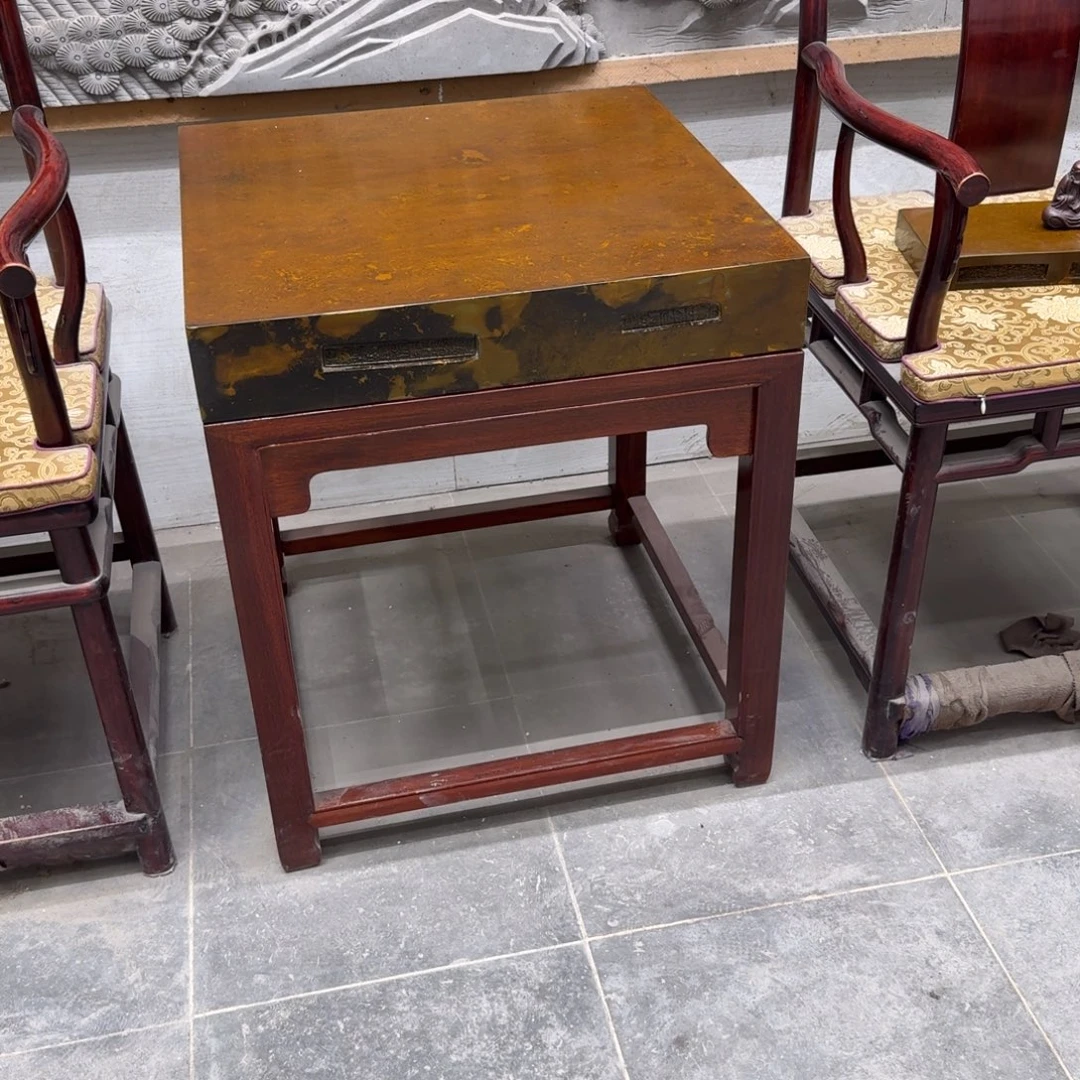 砖雕57-57 古铜色 一套 高66cm