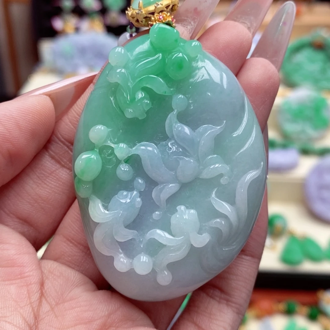 颈饰未镶嵌翡翠翡翠吊坠
