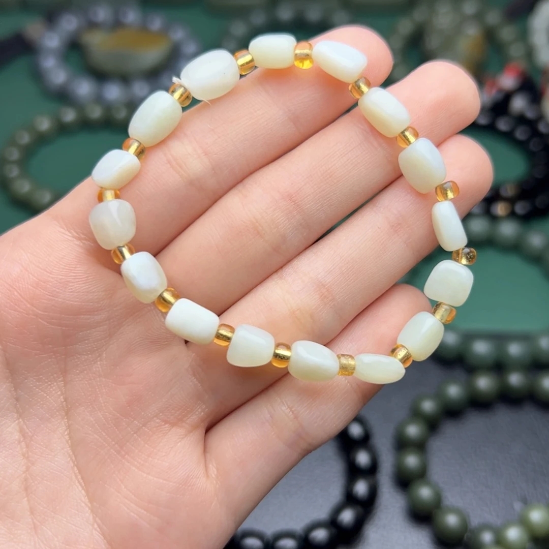 和田玉手链未镶嵌