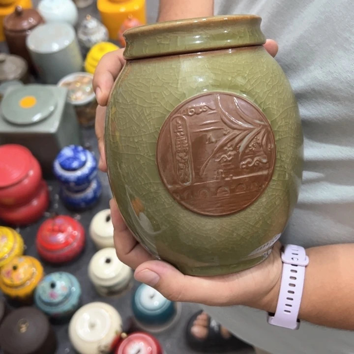 瑕疵福利品陶瓷茶叶罐