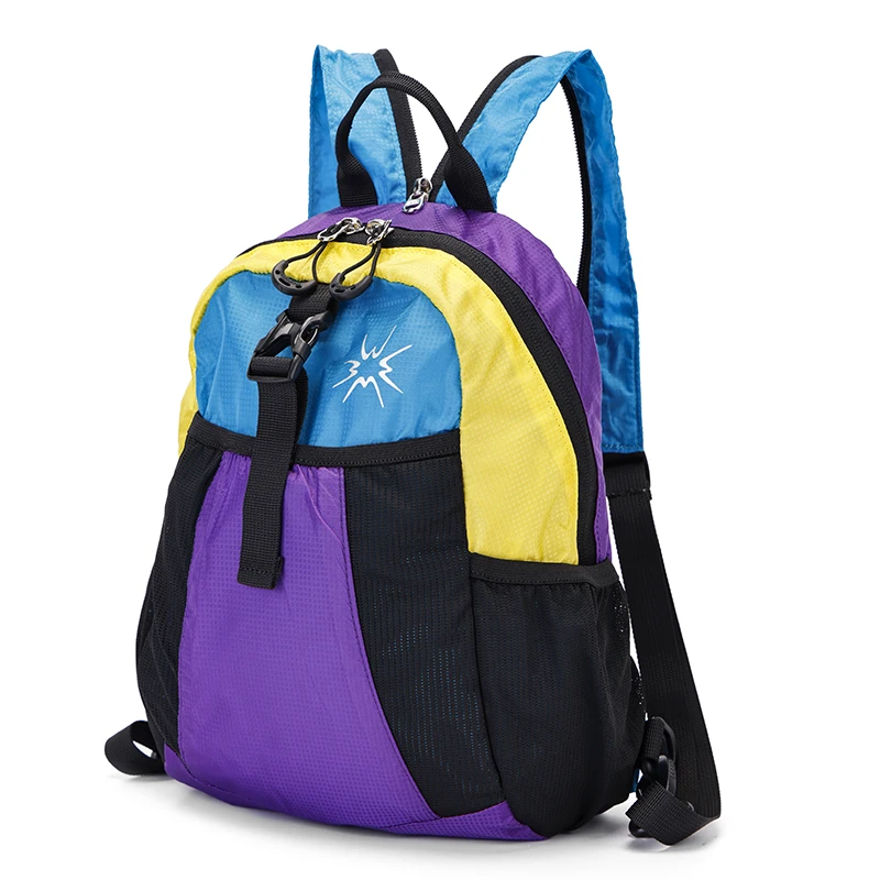 杉木山装可折叠亲子背包儿童小双肩包单肩多功能挎包胸包户外变形