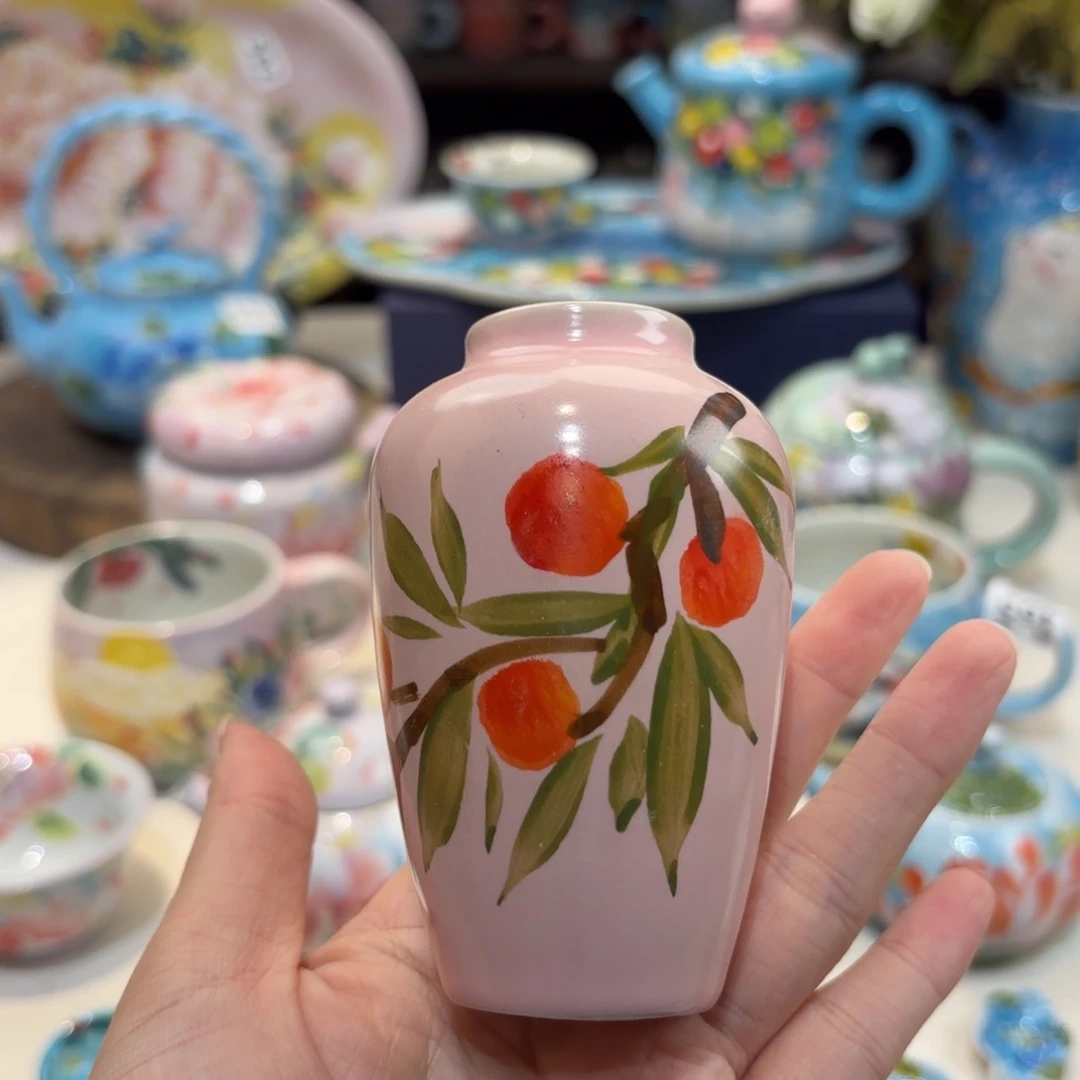 景德镇手绘高温釉下彩陶瓷茶具