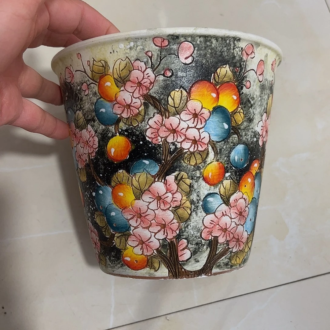 景德镇炫彩手绘口14