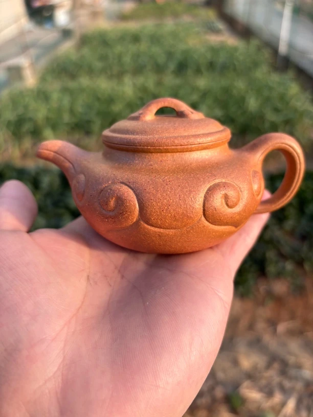 微瑕 仿古如意壶 降坡泥 半手工 150cc