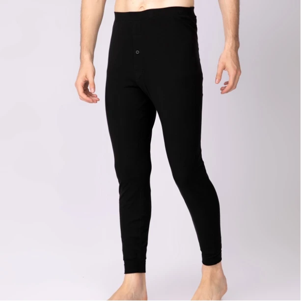 【岳姐姐】男士双层极柔三合一保暖裤高腰修身打底内穿单裤51099C