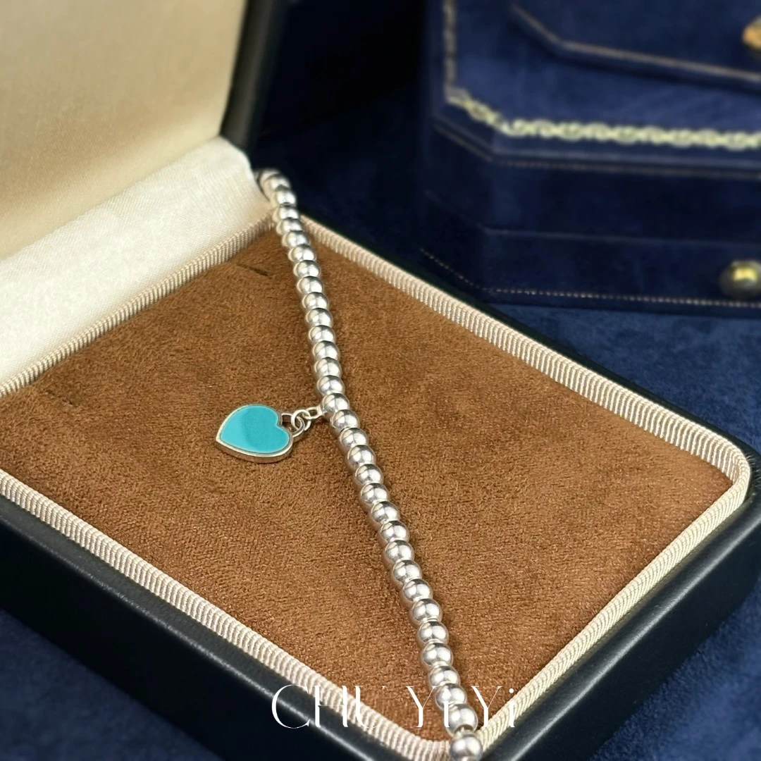 925银合成锆石手链 T爱心轻奢时尚手链AL1115