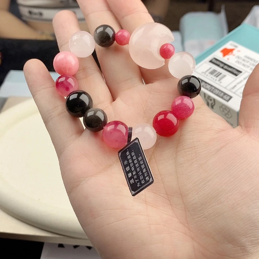 手链银S925镀金镶嵌水晶