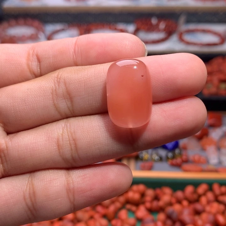未镶嵌南红南红玛瑙冰粉吊坠