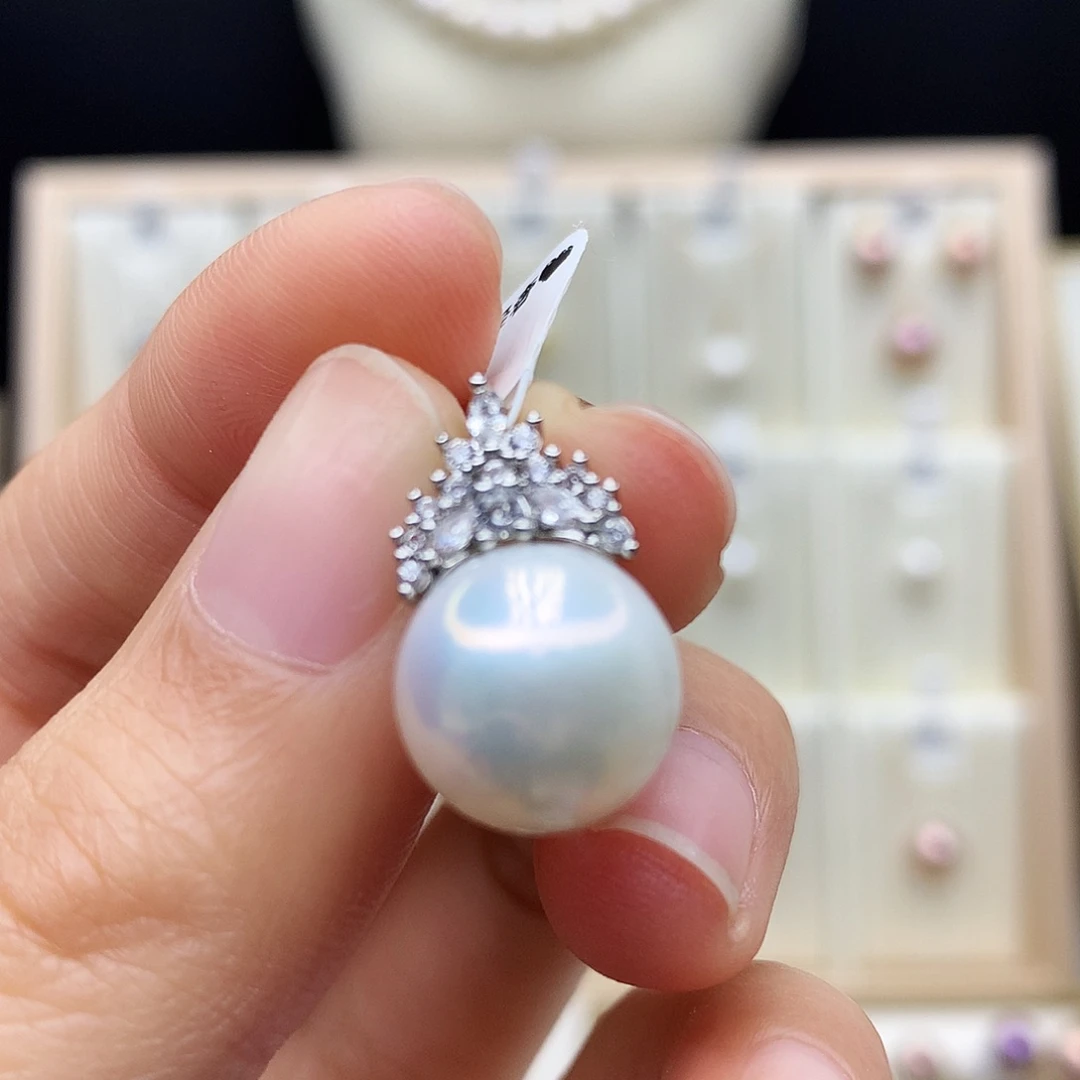 颈饰合金淡水珍珠