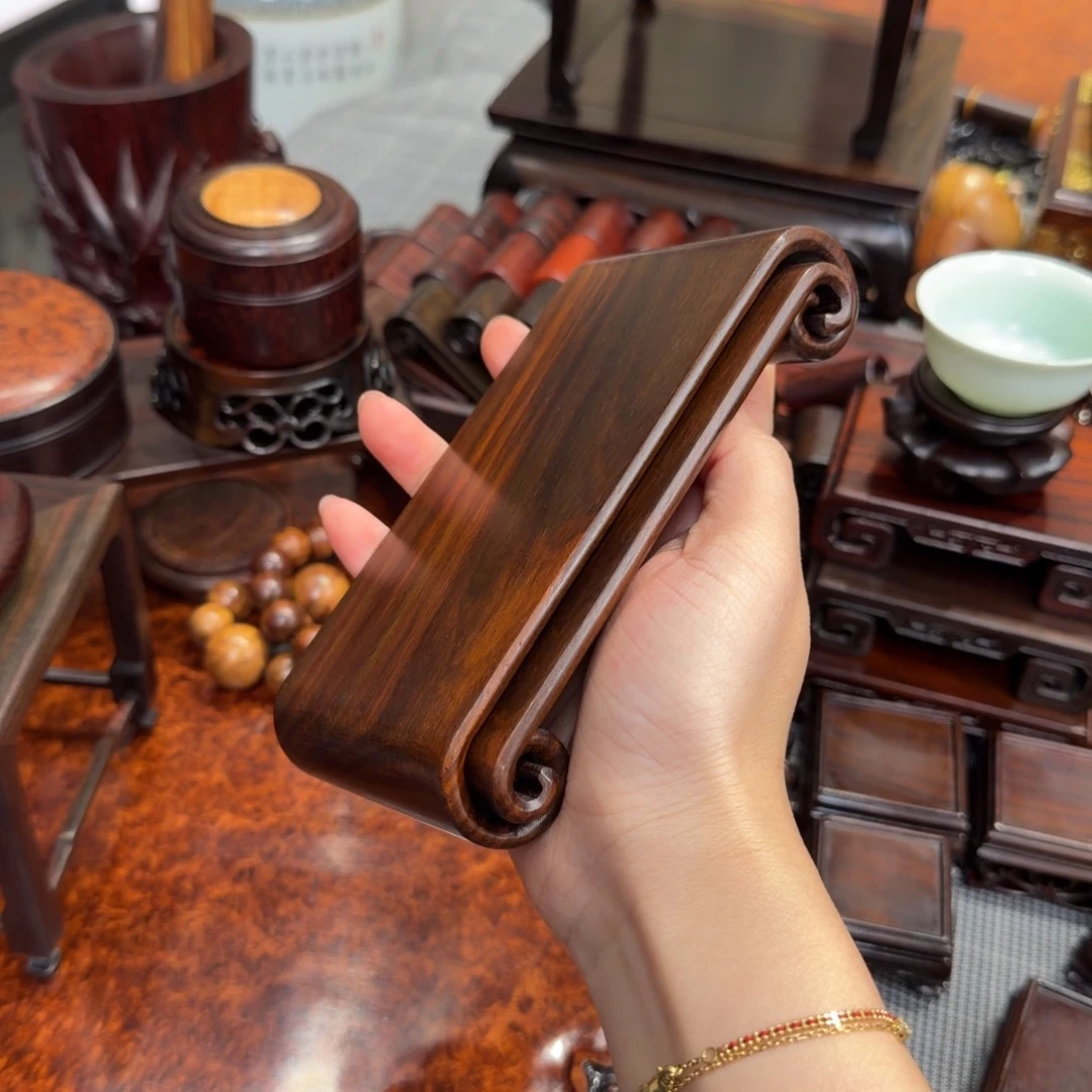 木大红酸枝交趾黄檀底座一木