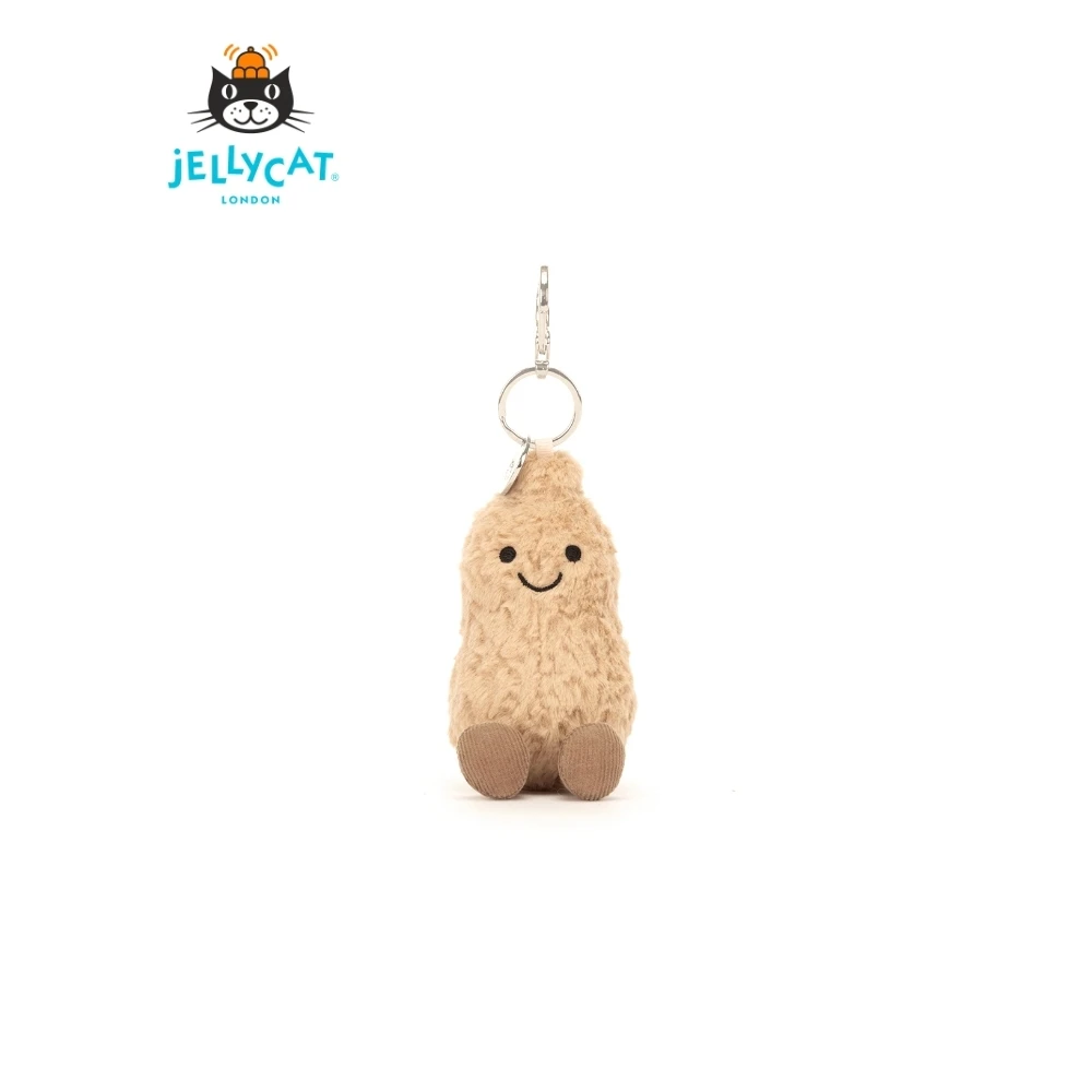 英国Jellycat趣味花生包包挂饰毛绒玩具礼物钥匙扣玩偶毕业礼物