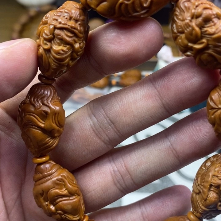 橄榄核手串/手链橄榄核雕工艺手串
