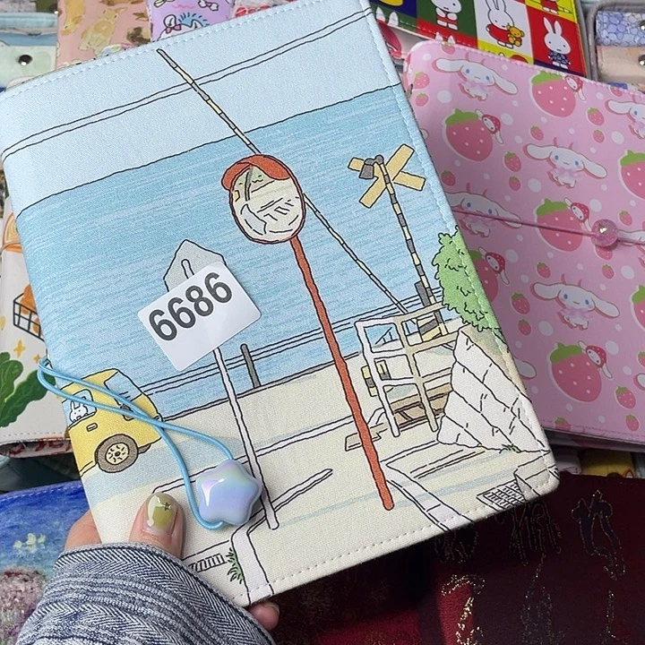 织绣A5活页不送纸6686
