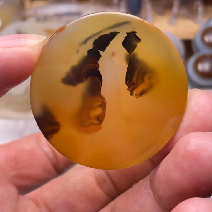 玛瑙/玉髓未镶嵌吊坠(不含链)